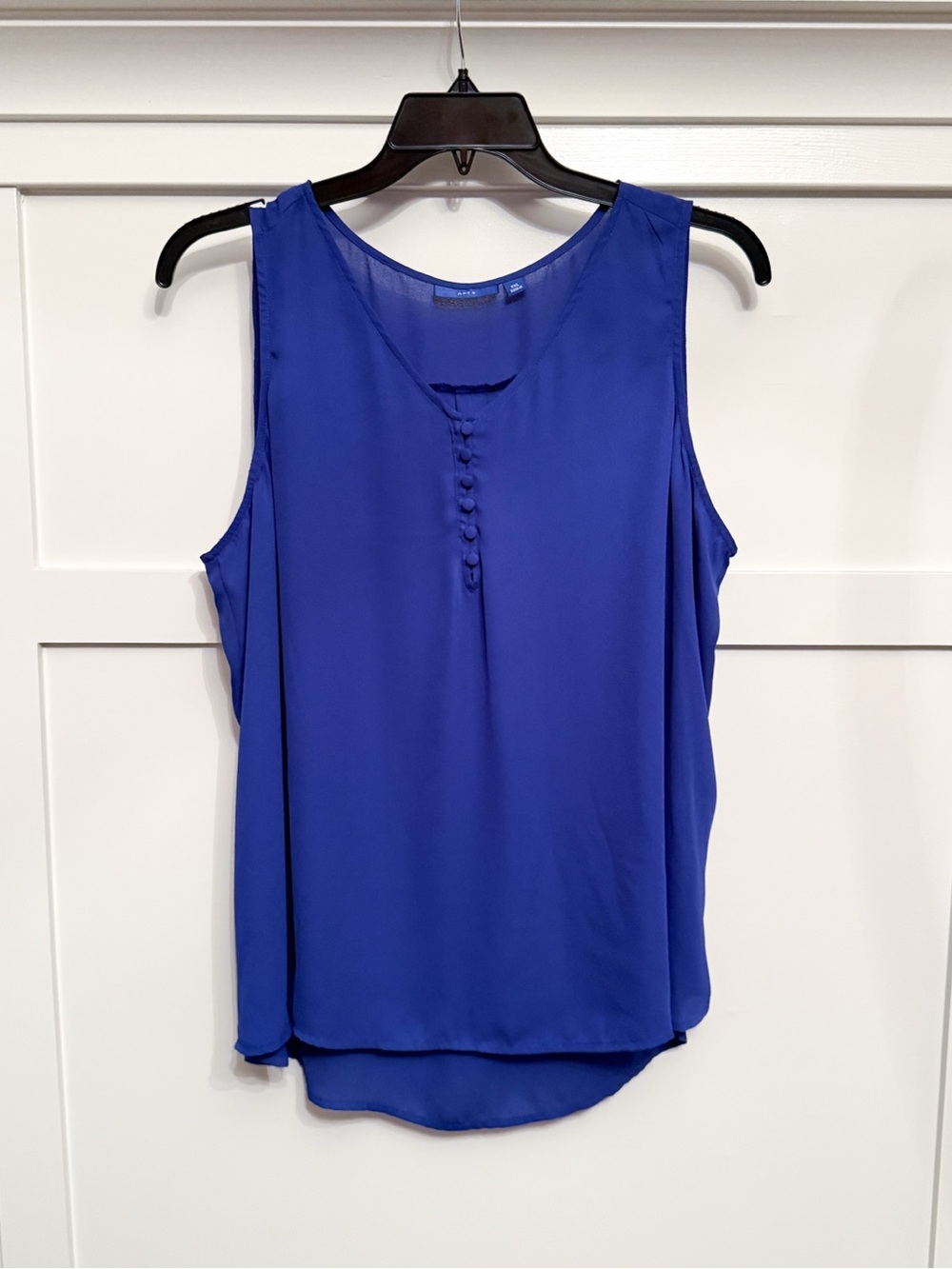Apt. 9 Royal Blue Sleeveless Button-Trim Camisole